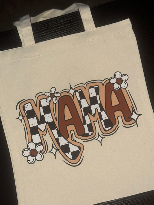 Checkered Mama Tote